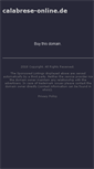 Mobile Screenshot of calabrese-online.de